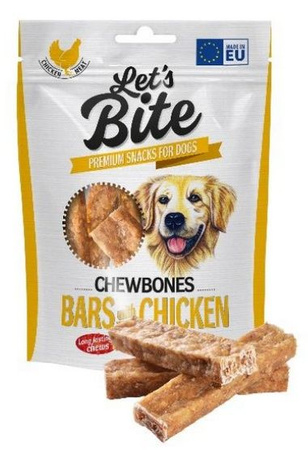 BRIT LETS BITE CHEWBONES BARS with   CHICKEN, op.175g /10