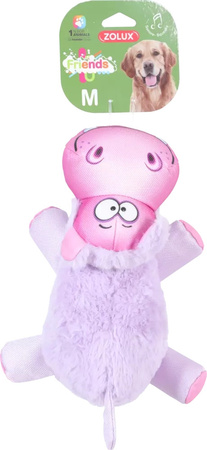 ZOLUX Zabawka pluszowa dla psa hipopotam Hicham FRIENDS M 28x21x11 cm