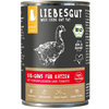 LIEBESGUT BIO GANS - gęś z płatkami kokosowym i pomidorami ekologiczna mokra karma dla kota 400g