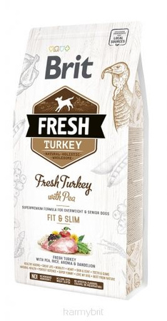 Brit Fresh Dog Adult Light Turkey & Pea 2,5kg