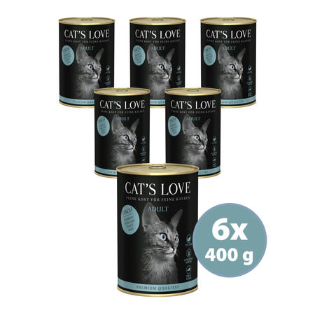 CAT'S LOVE Fisch - ryby z olejem z krokosza i pietruszką 400g