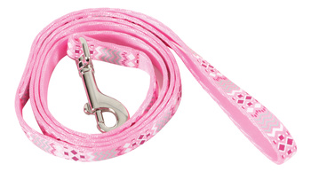 Zolux Smycz dla kota nylonowa ETHNIC kol. różowy