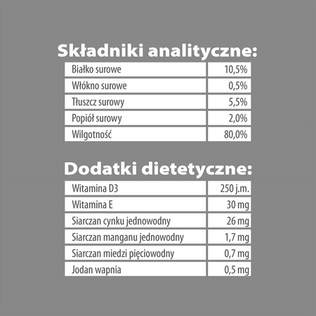 Karma mokra dla psa PUPIL Premium szalka bogata w cielęcinę z królikiem 150 g