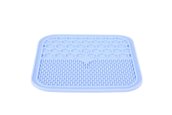 ZOLUX Mata silikonowa do lizania dla psa i kota M duża niebieska 21 x21 cm