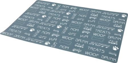 ZOLUX Podkładka pod miski dla psa czysta podłoga wzór napisy L 60x40 cm