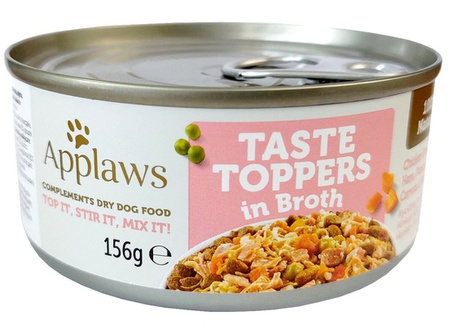 Applaws Dog Taste Toppers puszka z kurczakiem, szynką i warzywami 156g