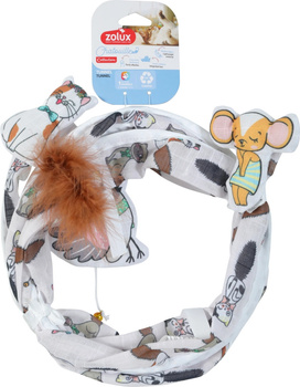 ZOLUX Tunel dla kota spirala wzór koty i myszy CHATOUILLE 79cm