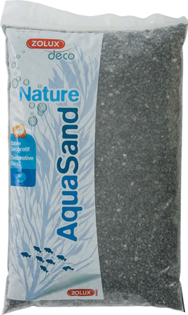 ZOLUX Żwirek do akwarium Aquasand Nature bazaltowa czerń 5 kg