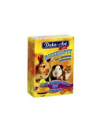DAKO-ART BISZKOPTY GRYZOŃ OWOC /84