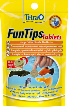 TETRA FunTips Tablets 20tabl. pokarm dla ryb przyczepiany do szyby akwarium