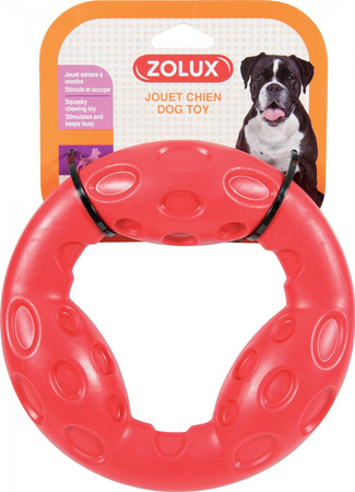 *- ZOLUX Zabawka TPR BUBBLE kółko 18 cm kol. czerwony