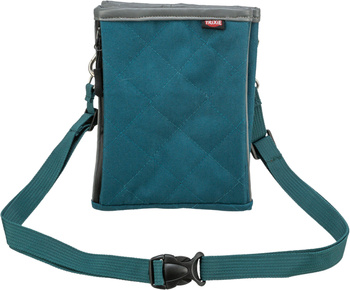 Twin, torebka na przysmaki, dla psa, petrol, 15 × 18 × 2.5 cm