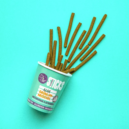 TENETRIO HUNDESTICKS-patyczki do żucia z owadami, algami i omułkami (330g)