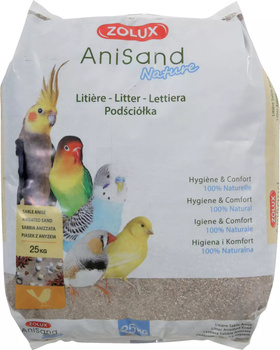 Zolux Piasek z anyżem do klatki dla ptaków AniSand Nature 25 kg
