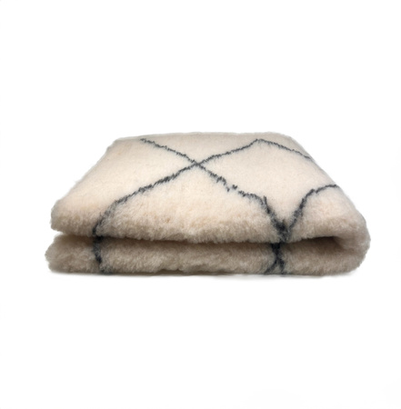 Zolux Dry bed posłanie izolujące dla psa wzór berberyjski 50x70 cm kol. beż
