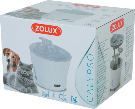 ZOLUX Fontanna poidło dla psa i kota CALYPSO 3L kol. szary