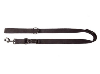 Dingo Smycz taśma przedłużana z taśmy bawełnianej 1,6cm/120-220cm czarna