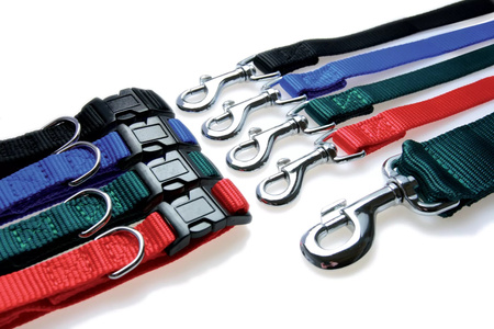 Zolux Obroża dla psa nylonowa taśma 30/40cm 15mm kol. niebieski