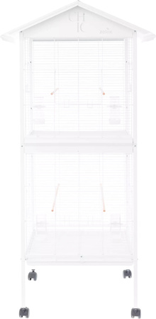 ZOLUX Woliera dla ptaków CHIC DUO biała H165