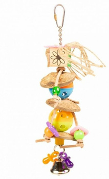 DUVO+ ZABAWKA DLA PTAKÓW KOKOS+ZABAWKI 27,5x7x7cm     11152