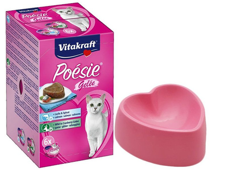 VITAKRAFT KOT 85gx6 tacka POESIE GAL MULTIPACK 3xłosoś, 3xdziczyzna /8