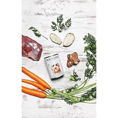 DOG'S LOVE Ente - kaczka z topinamburem i marchewką (400g)