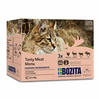 Bozita Cat Multibox z mięsem w galaretce saszetki 12x85g