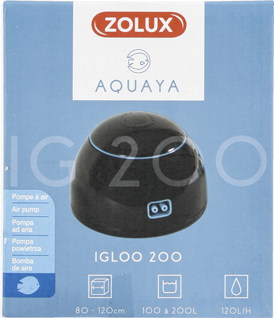 ZOLUX Napowietrzacz do akwarium AQUAYA Igloo 200 kol. czarny