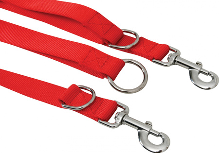 Zolux Smycz dla psa regulowana 25 mm kol. czerwony