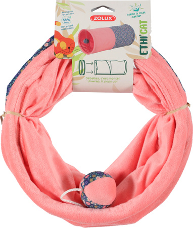 ZOLUX Zabawka dla kota tunel z zabawką, kwiaty ETHICAT 50,3 cm