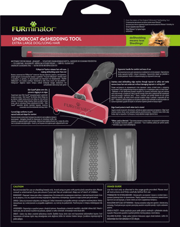 FURMINATOR Szczotka dla psów długowłosych - Giant