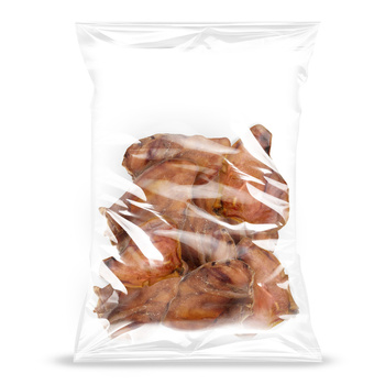 Ucho wieprzowe NATURAL suszony gryzak dla psa 10 szt.