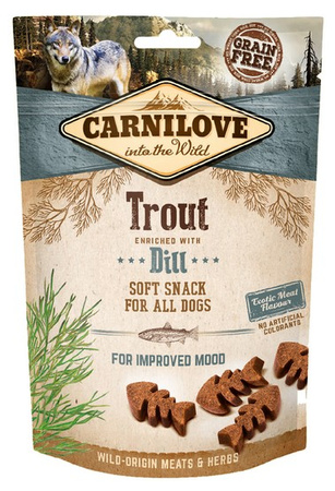 Carnilove Dog Snack Fresh Soft Trout+Dill 200g