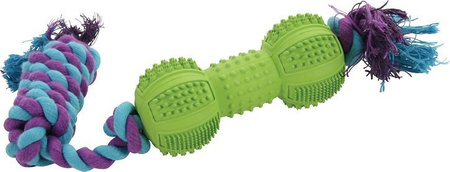 ZOLUX Zabawka dla psa kauczukowa Kość ze sznurem 12 cm