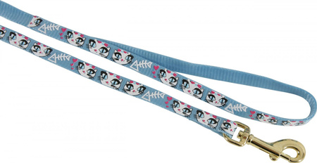 Zolux Smycz dla kota nylonowa LADYCAT 1 m kol. niebieski