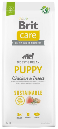 BRIT CARE PIES 12kg PUPPY CHICKEN &       INSECT SUSTAINABLE*