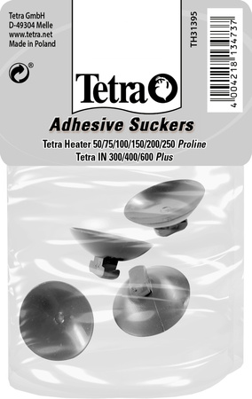 TETRA IN 300/400/600 plus Adhesive Suckers 4 St./Btl.-przyssawki 4 szt.