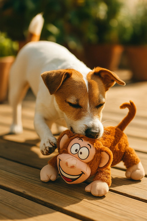 ZOLUX Zabawka pluszowa dla psa szympans Jose FRIENDS M 27x23x11 cm