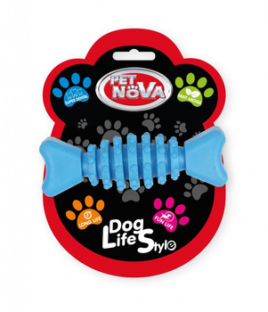 PET NOVA TPR SUPERDENTBONE BLUE 12cm /10