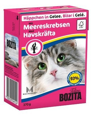 Bozita z Rakami kawałki w galaretce kartonik 370g