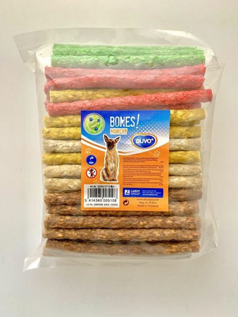 DUVO+ GRYZAK KABANOS MIX 12.5cm 100szt/op ok.900g /20 /600