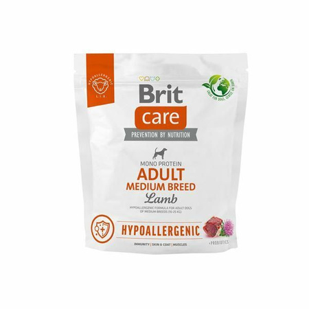 Brit Care Hypoallergenic Adult Medium Lamb 1kg