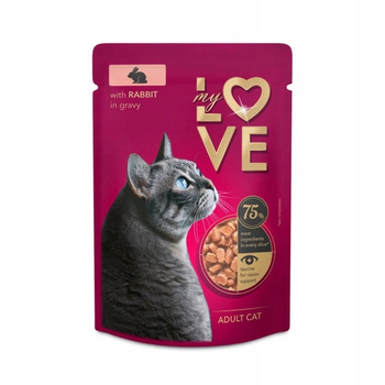 MY LOVE sasz. 85g KRÓLIK w sosie  /24