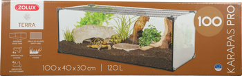ZOLUX Terrarium dla żółwi lądowych KARAPAS TERRA PRO 100 czarny