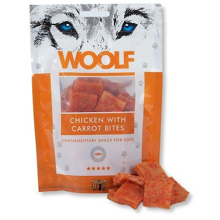 Woolf Chicken With Carrot Bites 100g