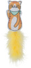 ZOLUX Zabawka dla kota z piórkami i kocimiętką kot bandana CHATOUILLE 13cm