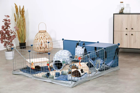 ZOLUX Wybieg dla kawii domowej Neopark NEOLIFE kol.niebieski 105x105x35