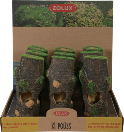Zolux Ozdoba do akwarium pień KIPOUSS M z nasionami 6,4x5,4x13,9 cm