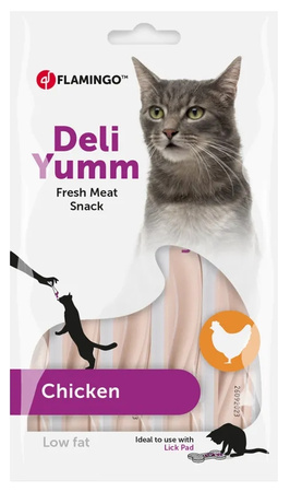 FLAMINGO PASTA DLA KOTÓW 5x14g KURCZAK PROMO