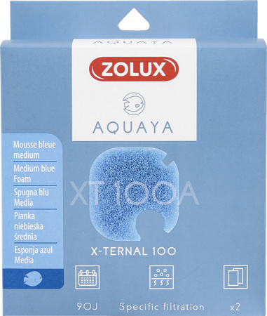 Zolux Wkład gąbka do filtra Blue Foam AQUAYA XTERNAL 100